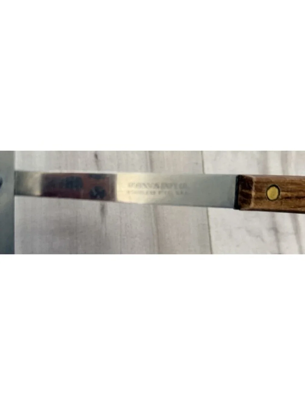 VTG Robinson Knife Co Stainless Wood Handle Spatula Turner Flipper USA